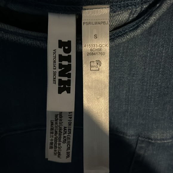 Victoria’s Secret | Pink | Blue Denim-Inspired Corset Top - Picture 5 of 5